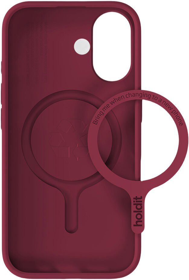 Soft Magsafe Case iPhone 16 Red Velvet