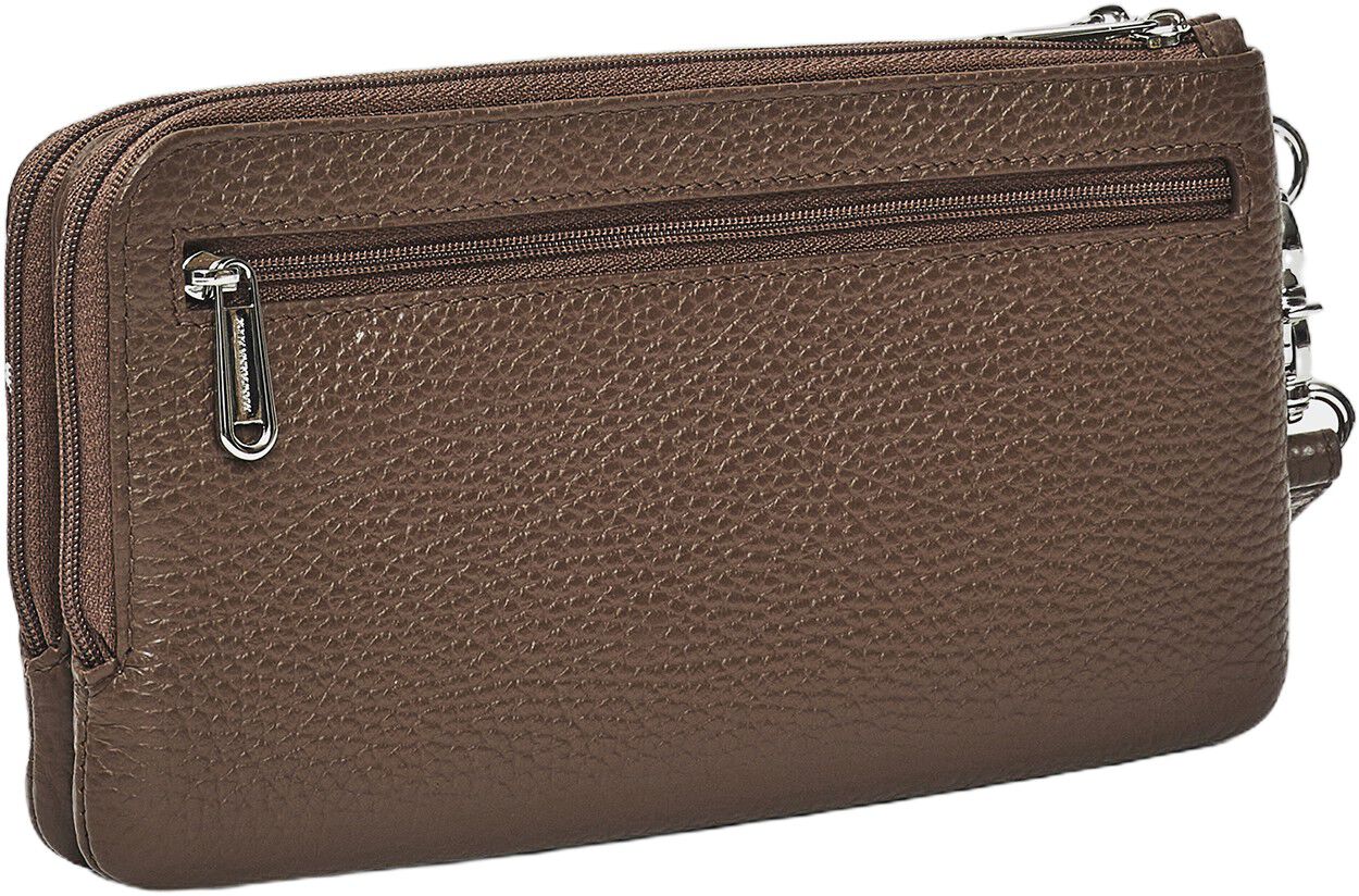 MELLOW LEATHER POUCH / MILK CHOCOLATE