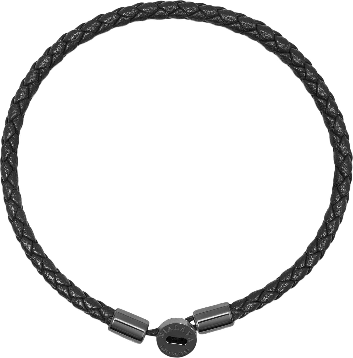 Men's Braided Lux Leather Bracelet