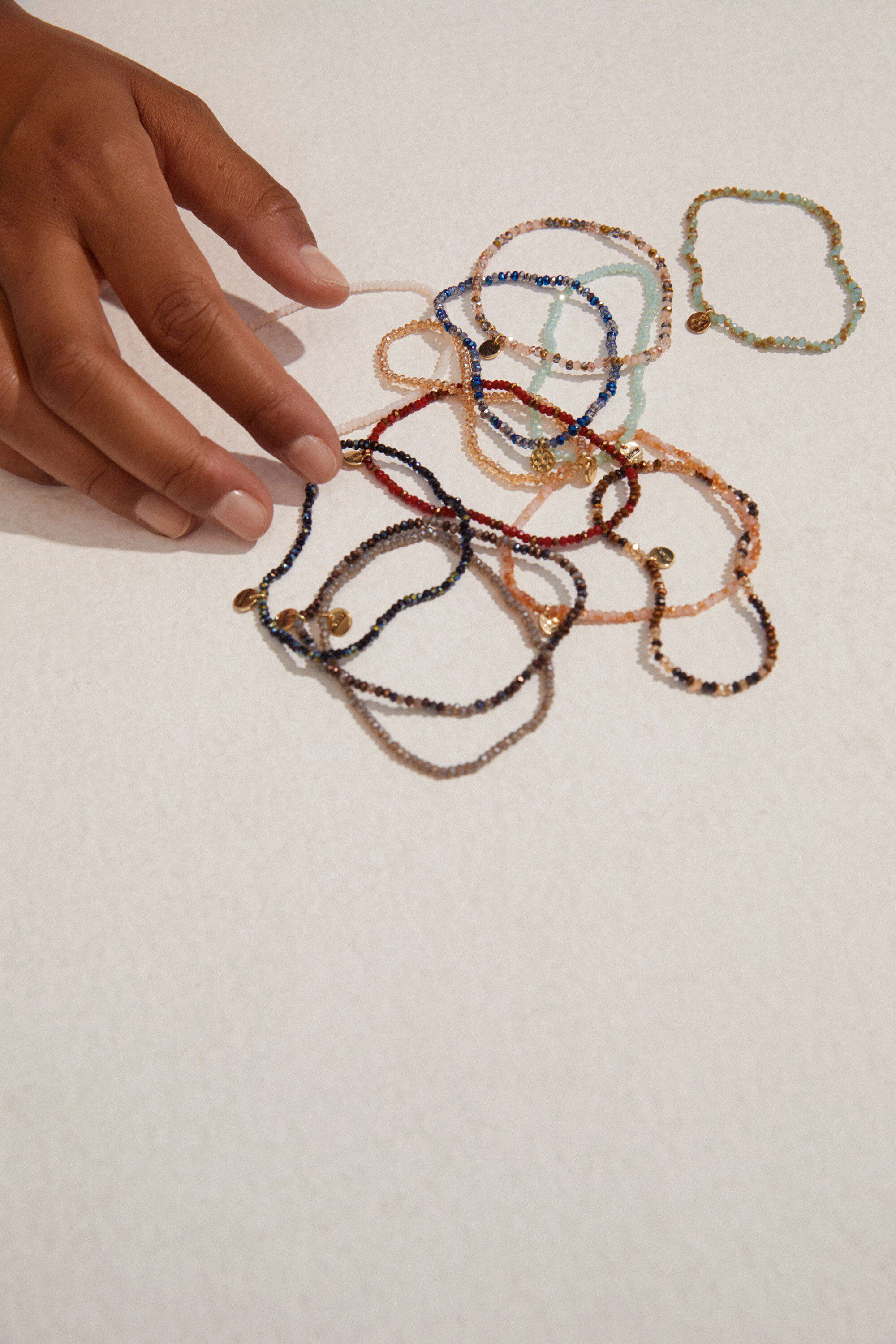 Armb&aring;nd : Indie : Guldbelagt : Lill