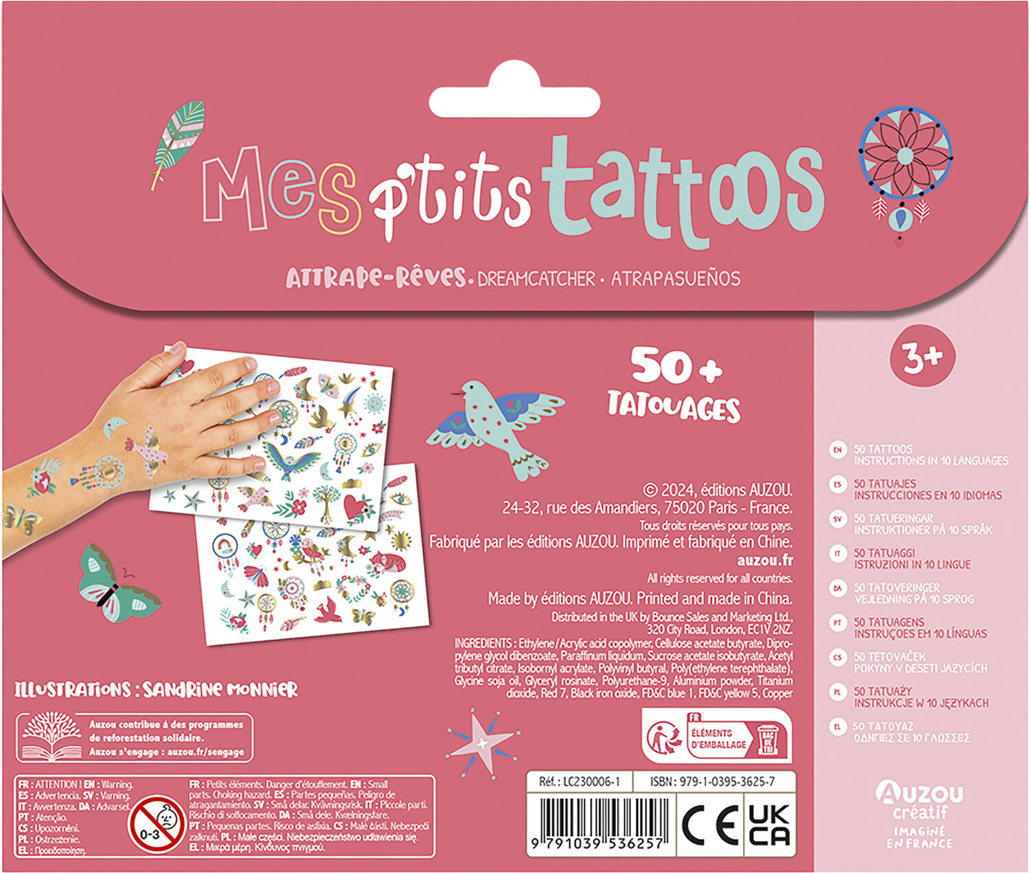 Auzou - Tatoveringer - Dr&oslash;mmefangere