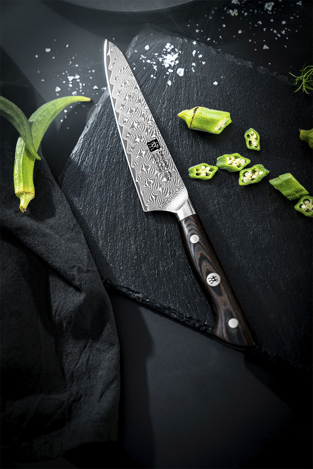 Tanrei Kompakt kokkekniv 140 Glatslebet