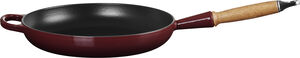 Stegepande m/træht 28cm Garnet