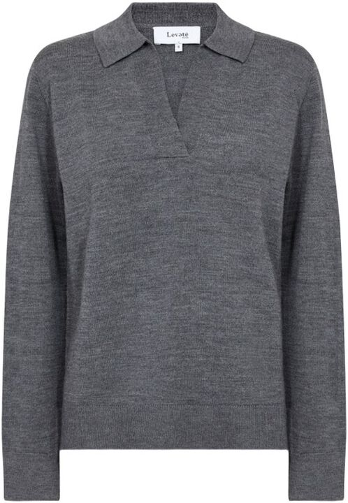 LR-ISMAILA 9 Pullover Mørk grå