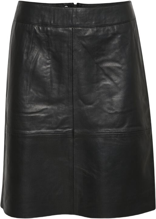 CUberta Leather Skirt