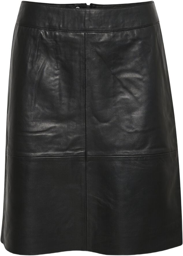 CUberta Leather Skirt