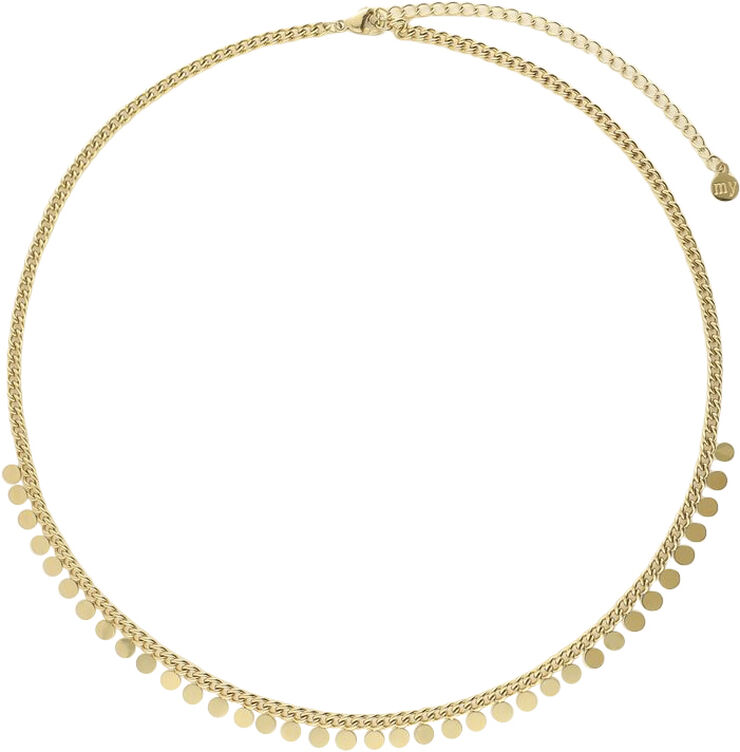 Necklace with small coins