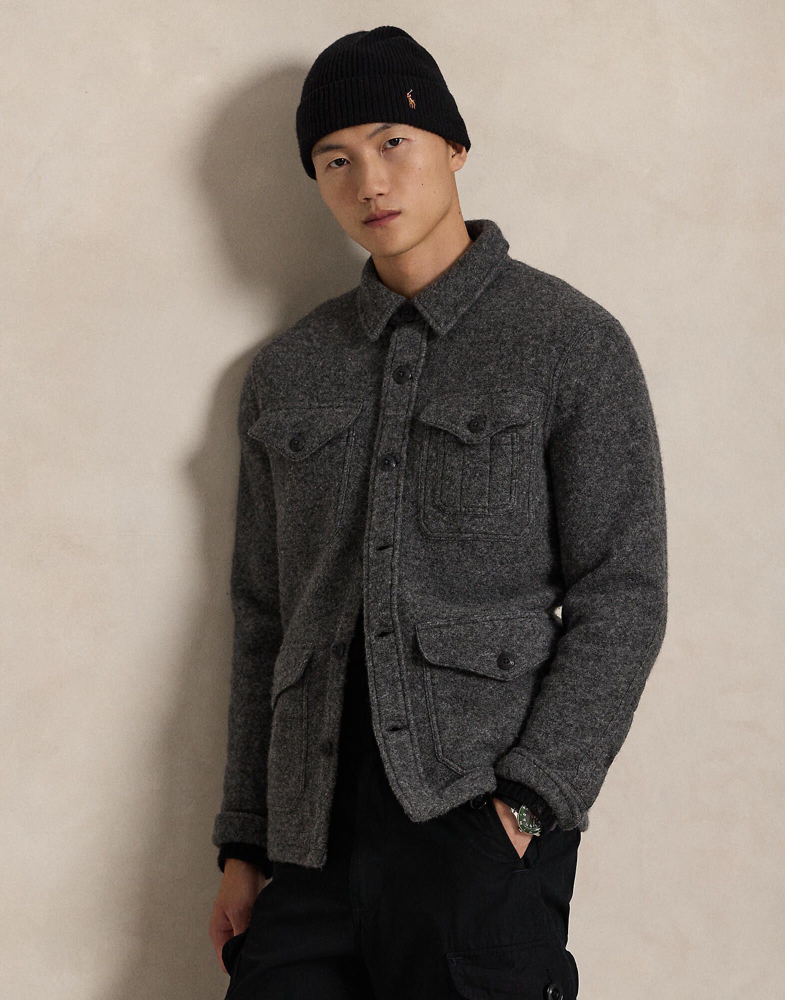 Felted Wool-Blend Jacket