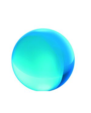 Iittala glaskugle 8cm elektrisk blå
