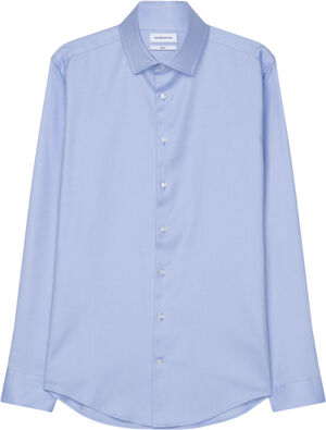 Business Shirt Slim Long sleeve Kent-Collar Uni