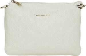 MELLOW LEATHER POCHETTE / ALMOND