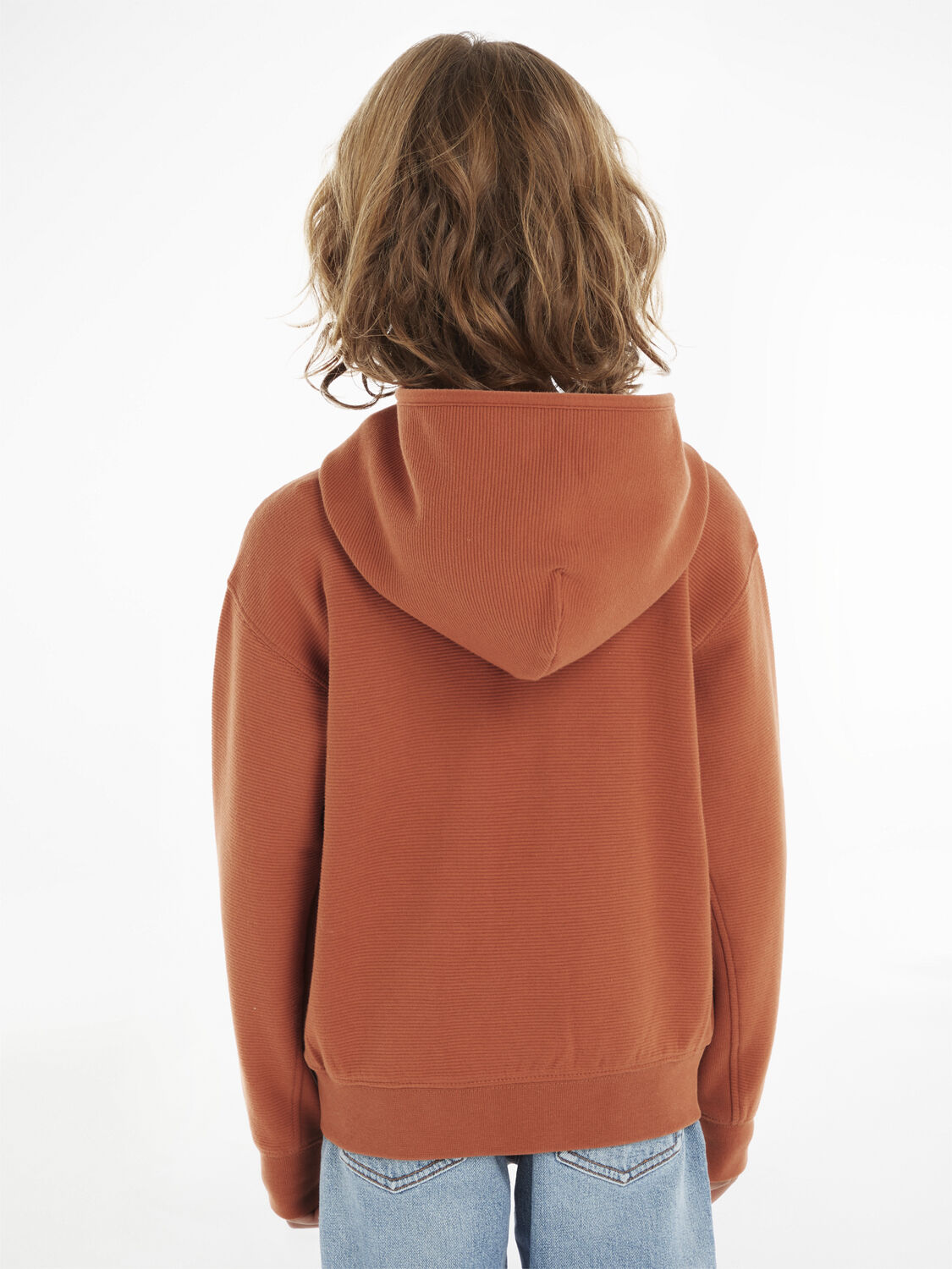 Zip-through sweatshirt with badge logo