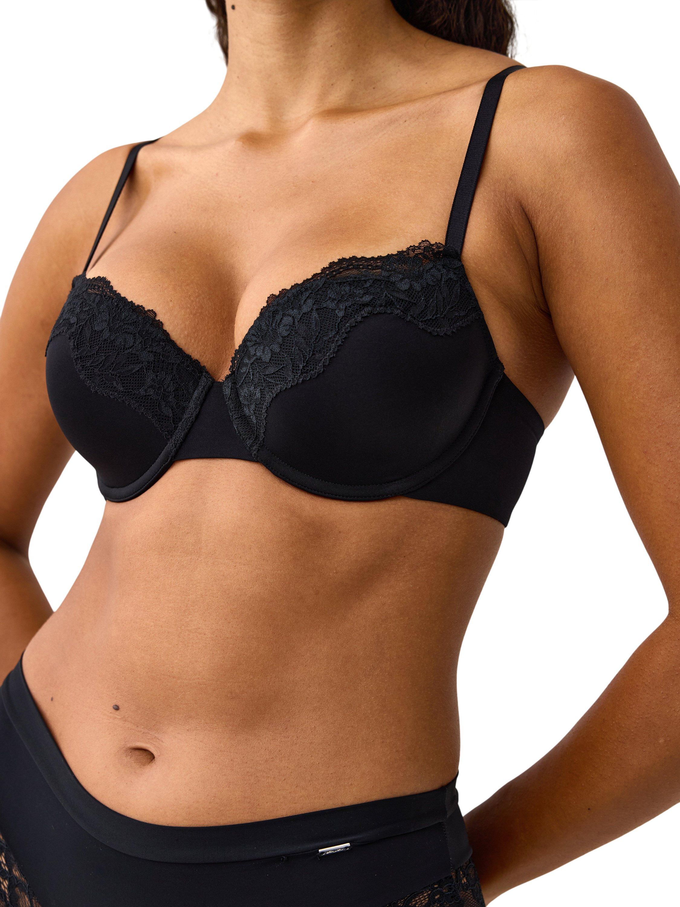 En behagelig balconette-bh med fine