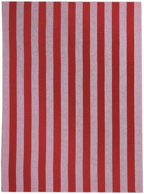 Tea Towels 50x70 cm BIRK Stripe dark red