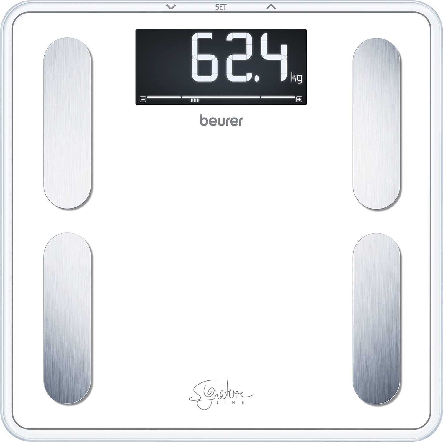 Kropsanalysevekt i hvit BF 400