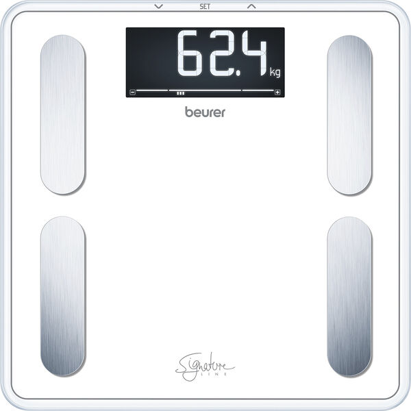 Kropsanalysevekt i hvit BF 400