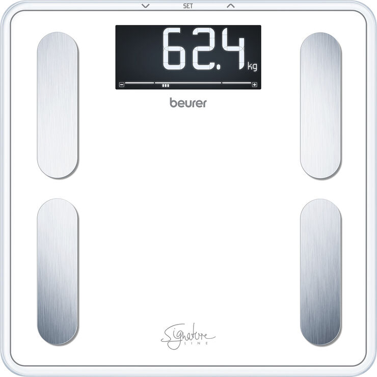 Kropsanalysevekt i hvit BF 400