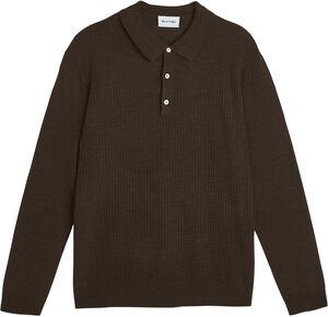 Merino 14 - Retro Polo LS