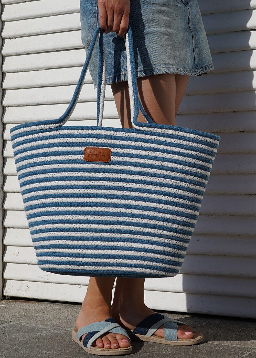 CAPRI - COTTON TOTE - 55 X 35 CM