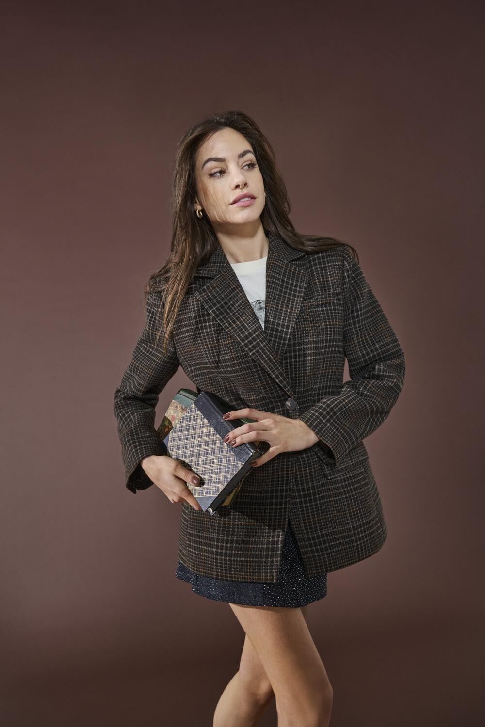 ONLMIKA CHECK BLAZER JACKET OTW