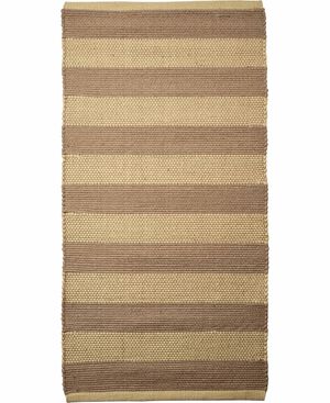 stripe/sand-gul, tæppe