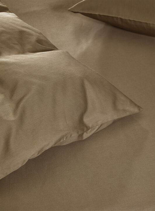 Harmoni stonewashed pudebetræk gylden beige