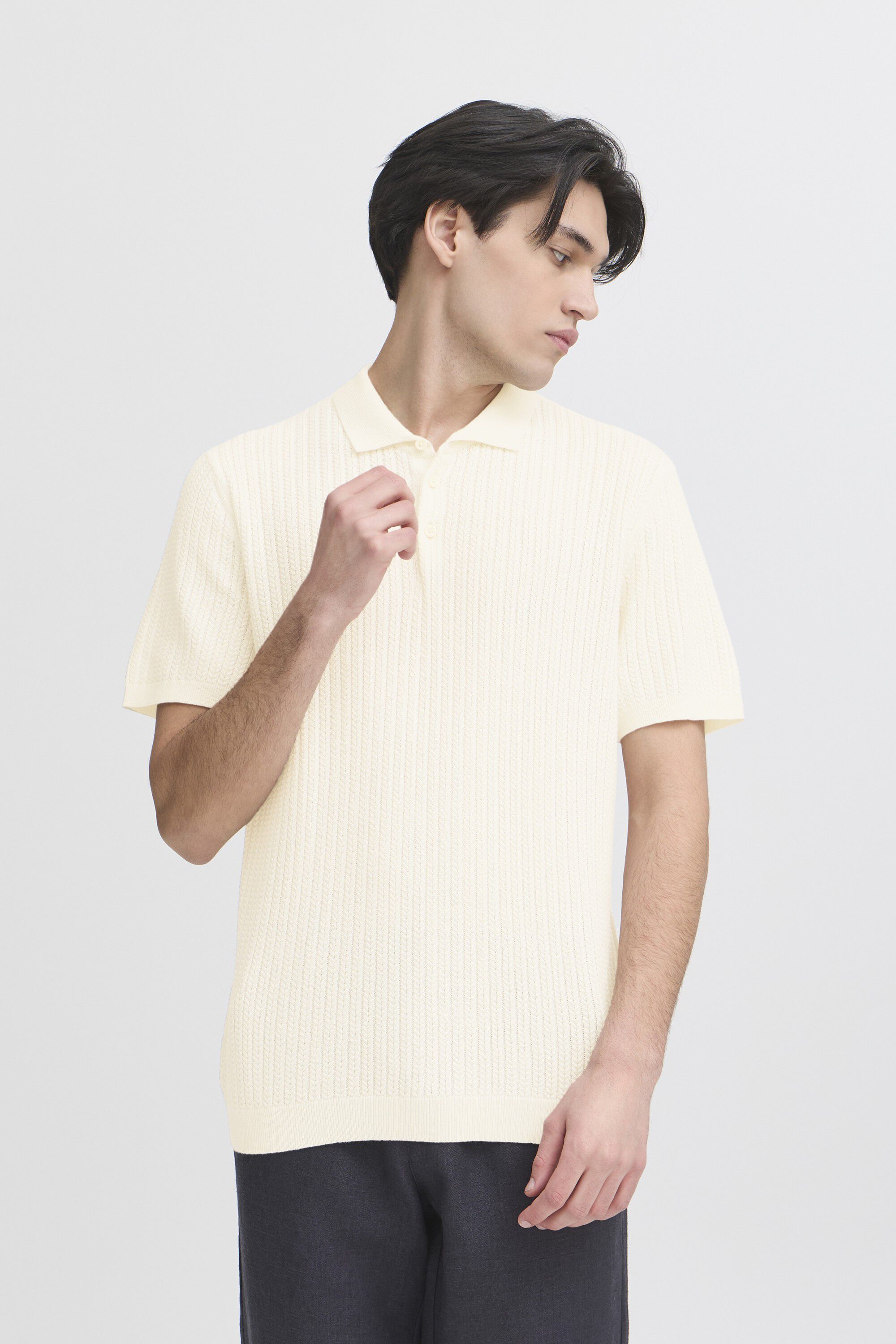 CFKARL structured knit polo