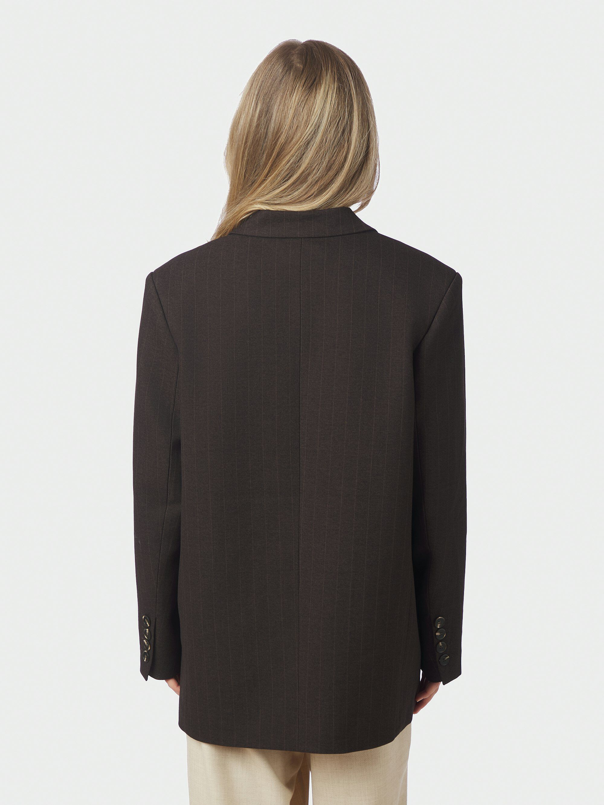 Gaby Pinstripe Blazer