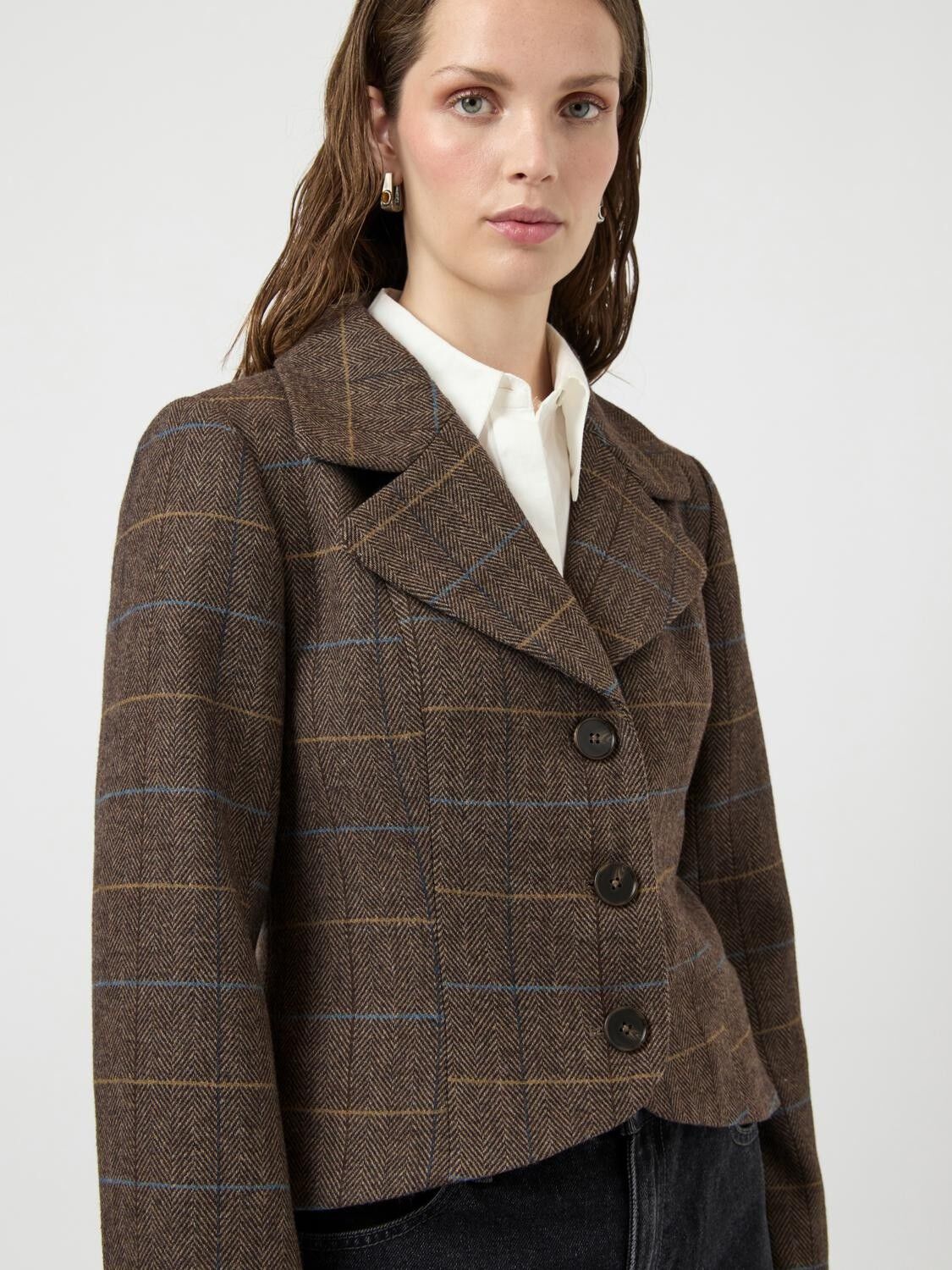 YASTHELA LS WOOL BLEND SHORT JACKET