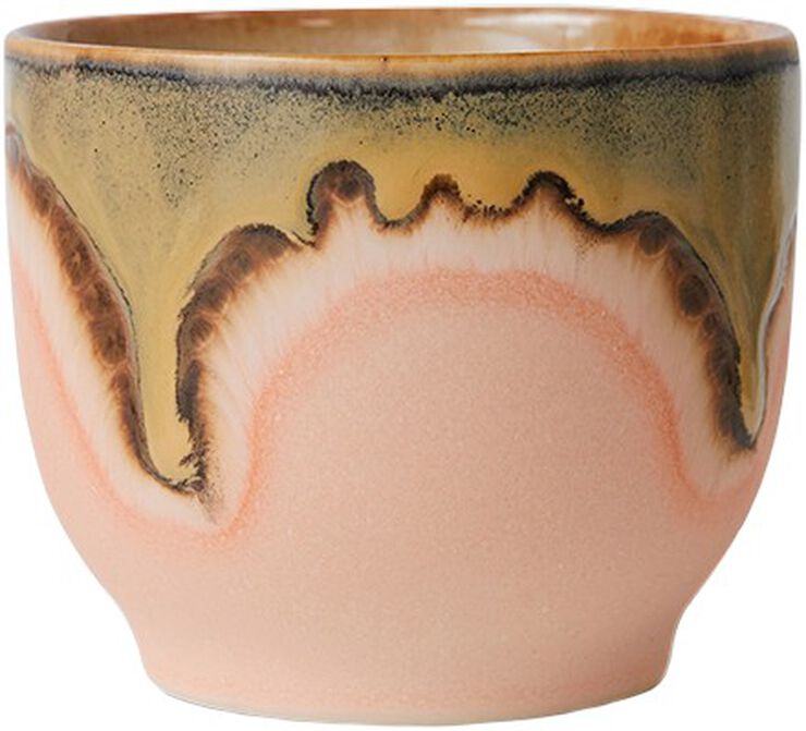 70s ceramics café cup blossom