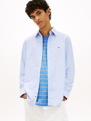 Regular Fit Flag Embroidery Oxford Shirt