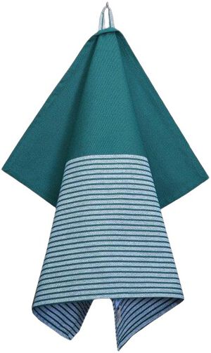Tea Towels 50x70 cm MIX - Stripe dark green