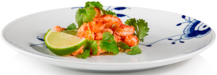 Bl&aring; Mega Riflet 23 cm. coupe tallerken