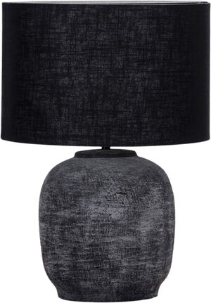 Bordlampe inkl. lampeskjerm, Tahi, Svart