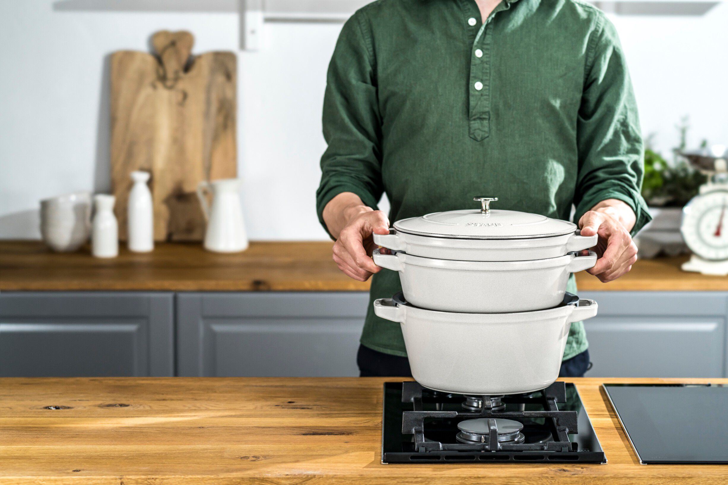 La Cocotte Grydes&aelig;t 3-dele, St&oslash;bejern