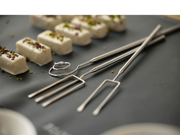 Sjokoladegafler 3 stk. Stål