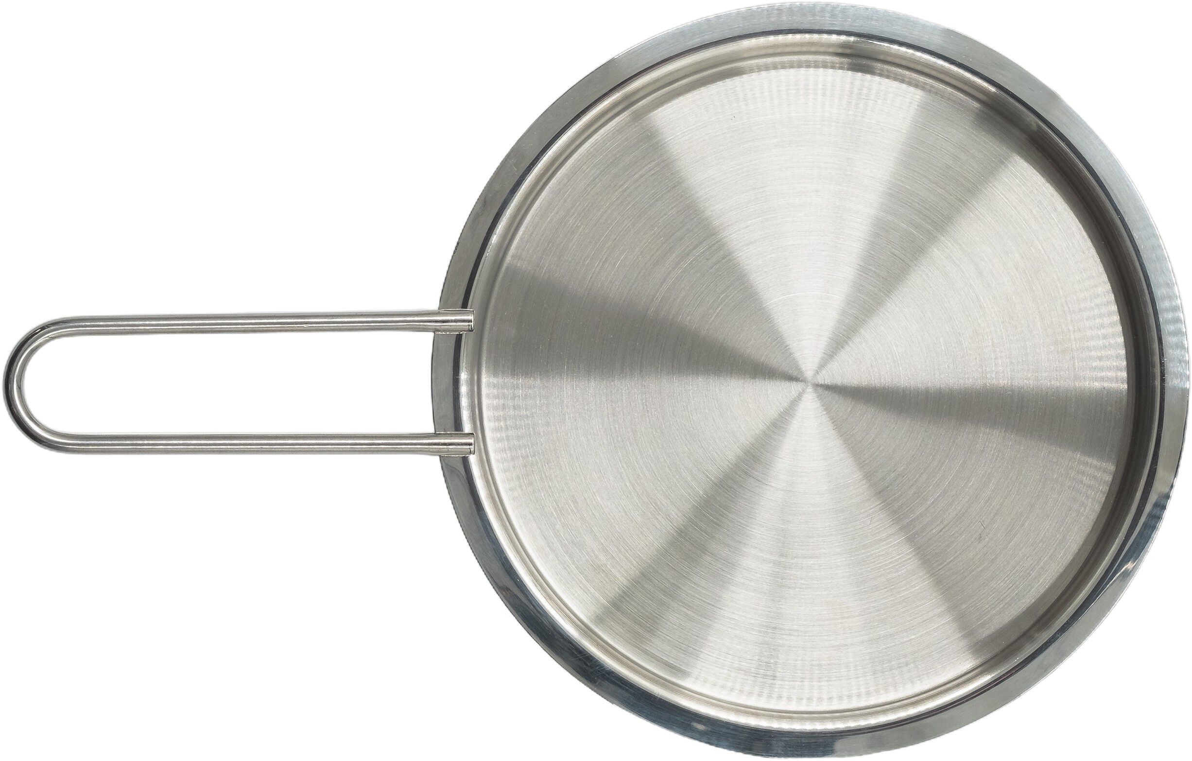 Tallerkenlokk 16 cm rustfritt st&aring;l