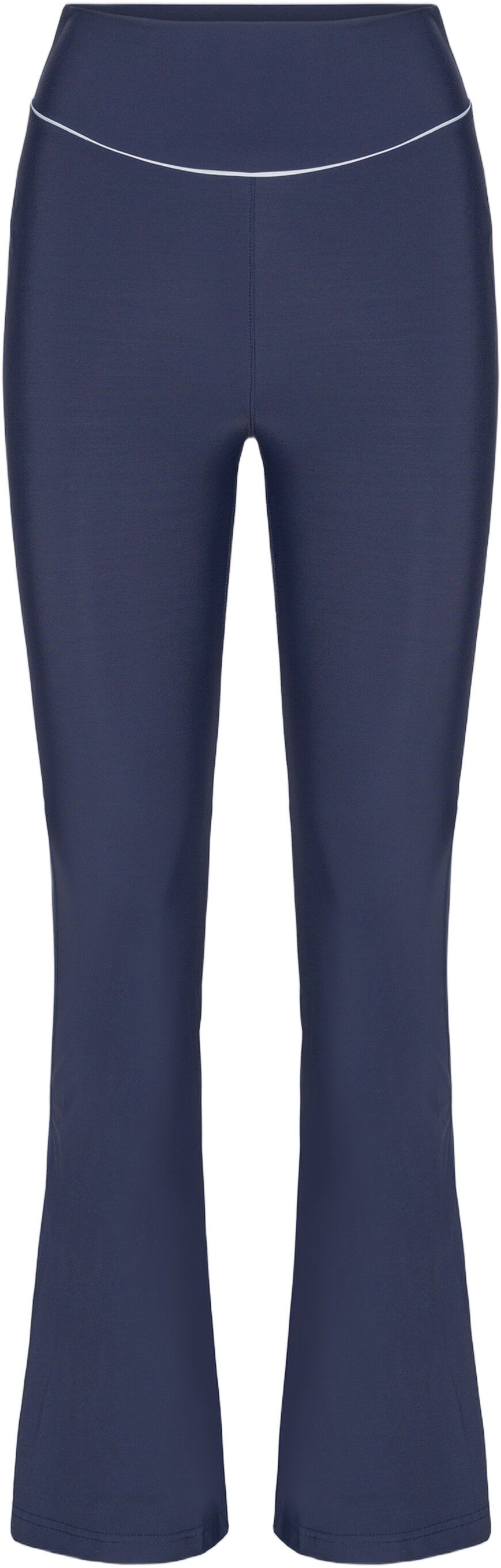 Peak high-waist flared brushed leggings - Ocean