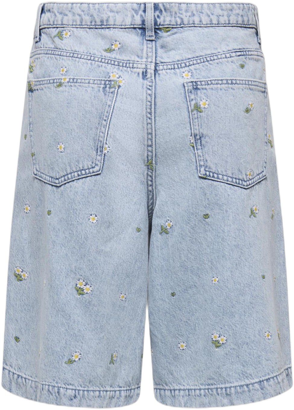 Onldorsi-Cassie Emb Long Shorts Akm Dnm