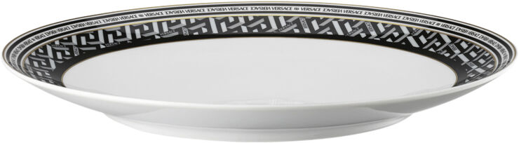 Plate 28cm, Signature Black, La Greca