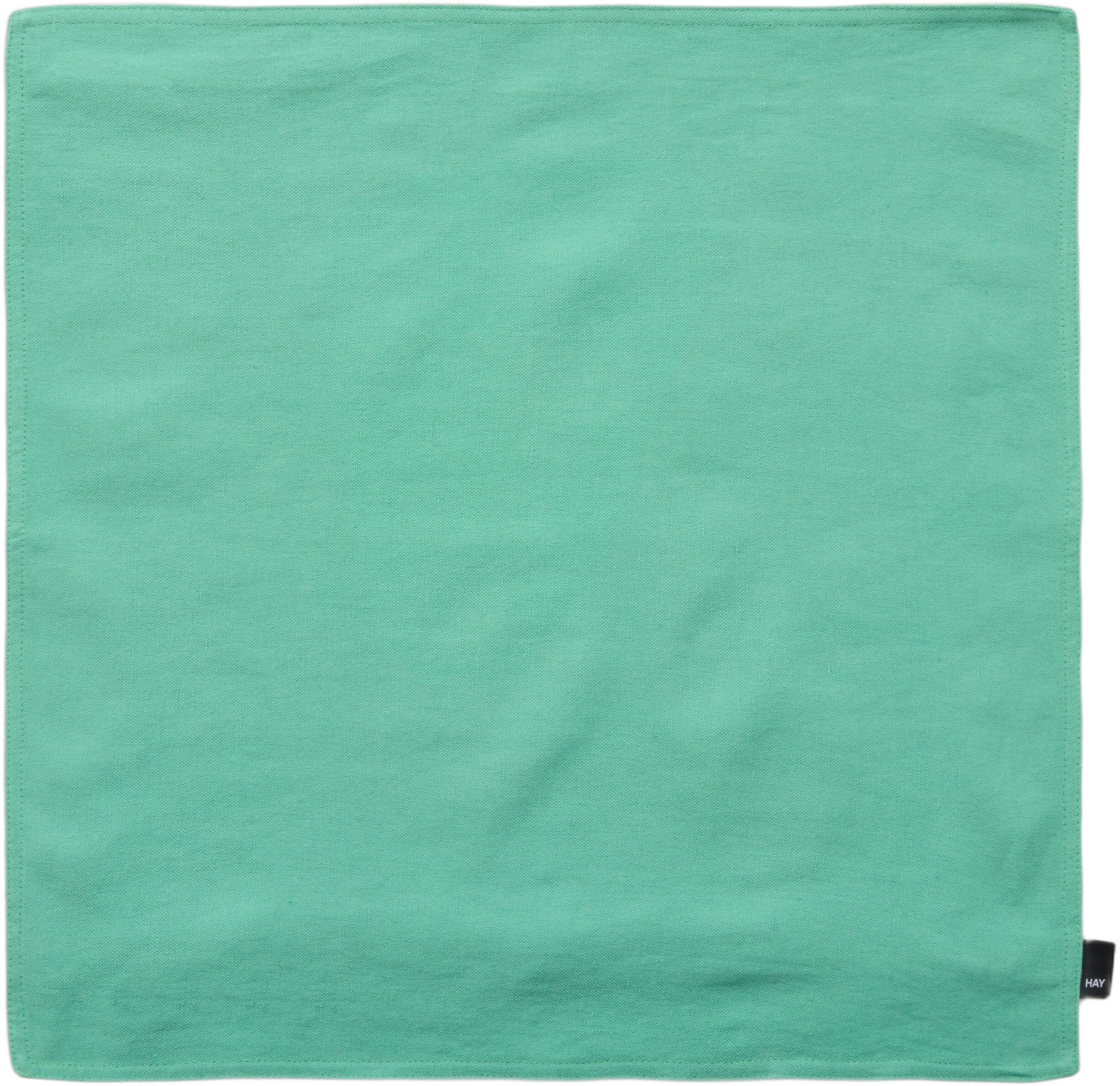 Linen Cushion Cover-50 x 50-Emerald green