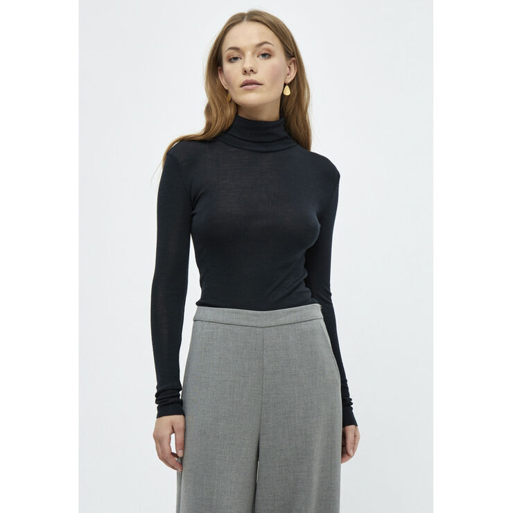 MSCally Roll Neck Long Sleeve Top