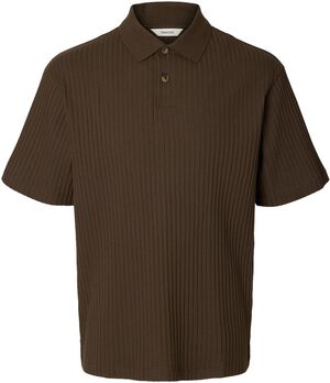 SLMRELAXSIMON RIBBED SS POLO