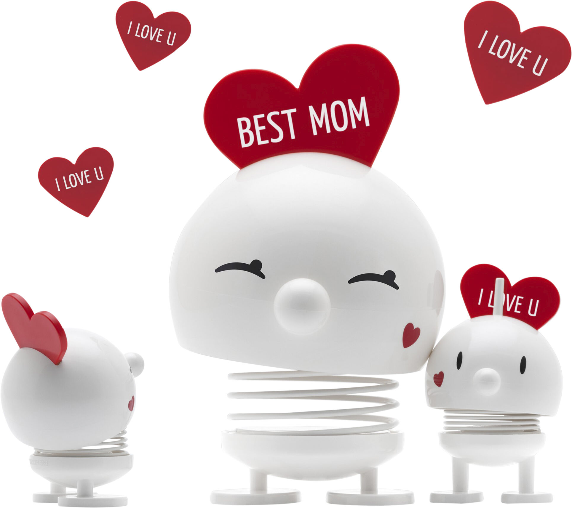 Hoptimist Baby Bimble LOVE - White