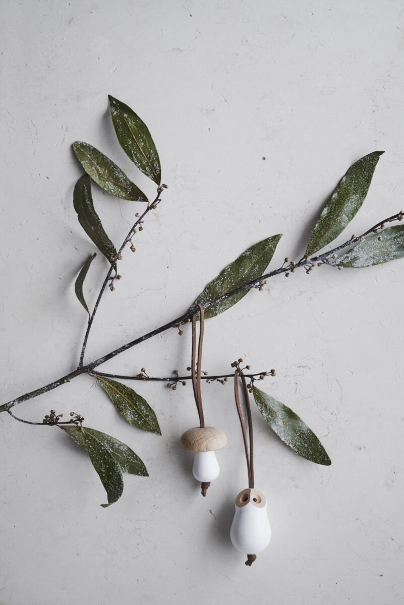 Forest Tales Svamp &Oslash;4. 5 cm blank hvid