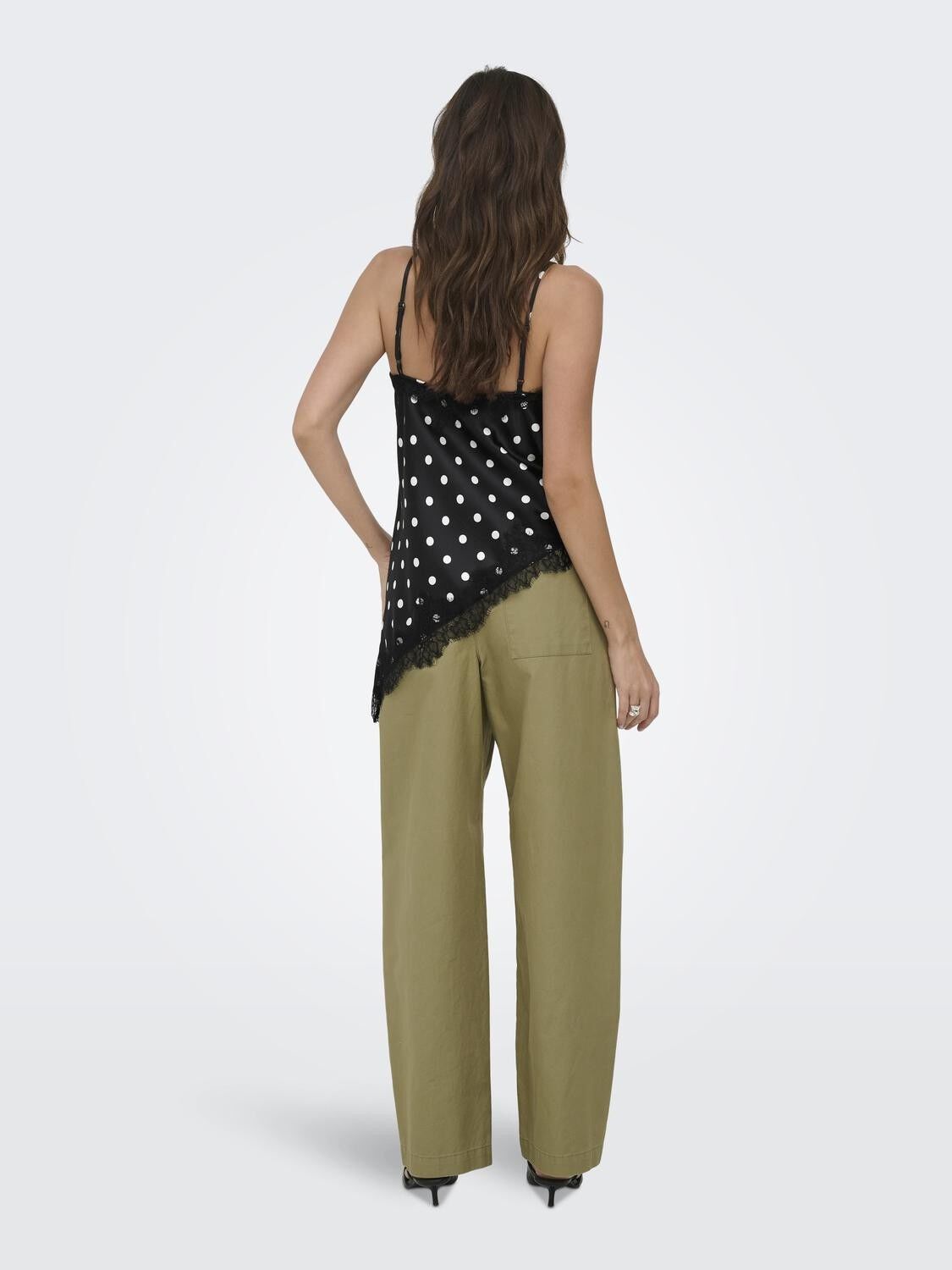 Onlbella Strap Satin Lace Top Wvn Ex