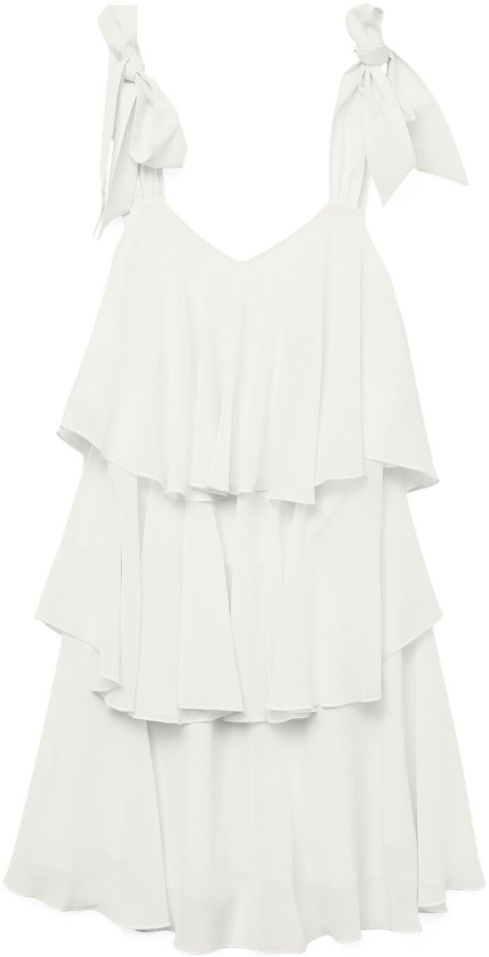 Vmfelicia Tiestrap Ruffle Short Dress Ex