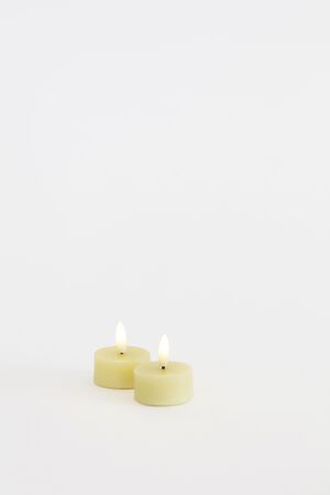 Sille Fyrfadslys 2 stk. sæt, Ø4,5XH2,2cm