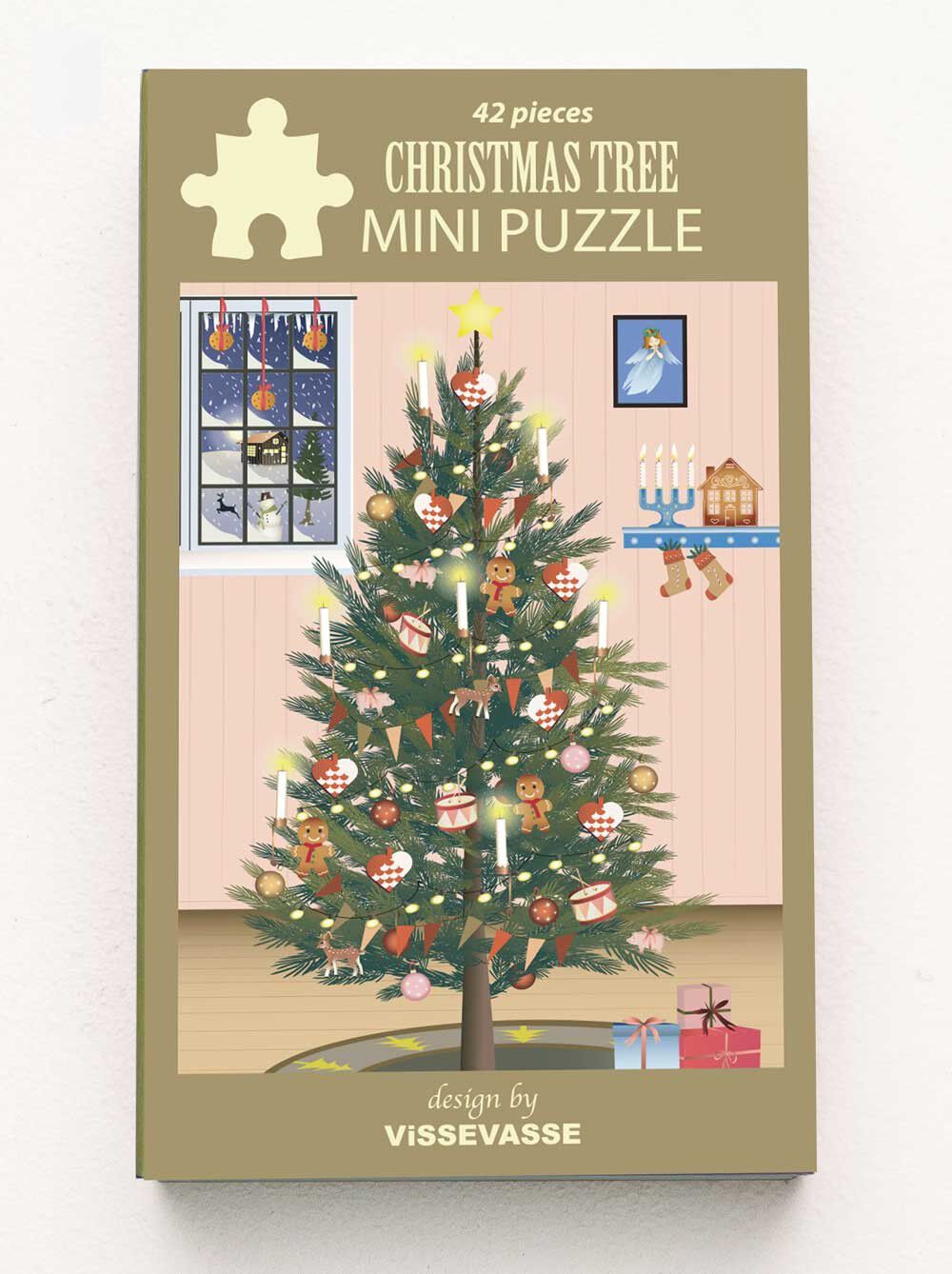 GLOWING CHRISTMASTREE - minipuslespil