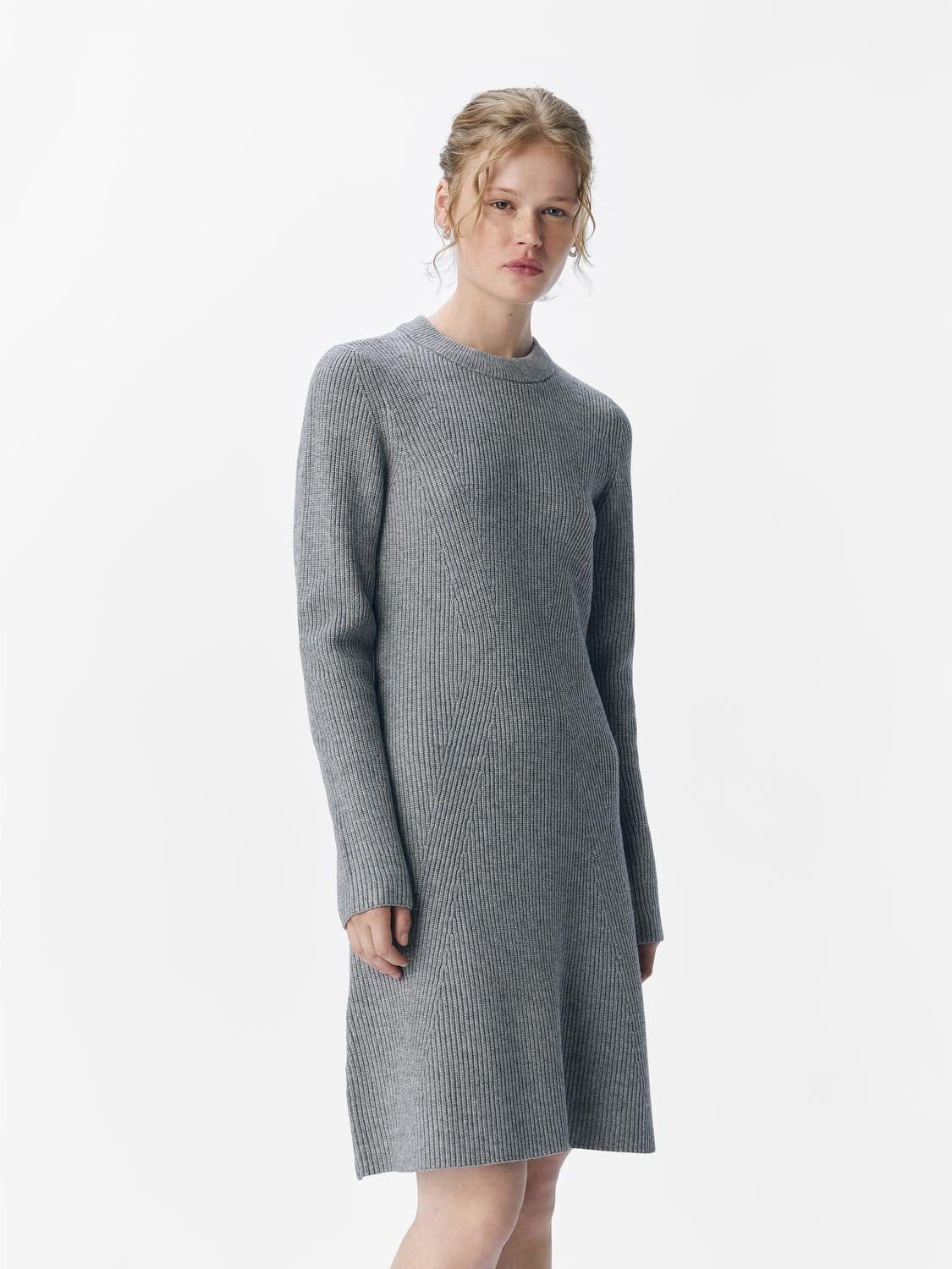 OBJVIOLA LS RE KNIT DRESS DIV